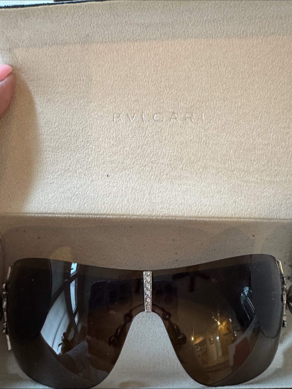 Bulgari Tortoiseshell Sunglasses with Crystal Starburst Limited Edition - Picture 4 of 13